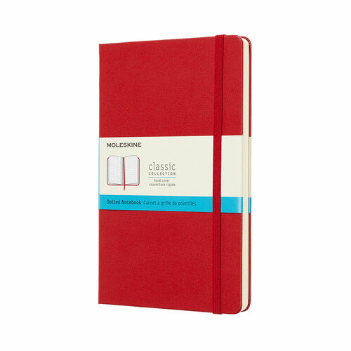 Блокнот Moleskine Classic (в точку) Large красный записная книжка moleskine classic в точку large 13х21см алый красный