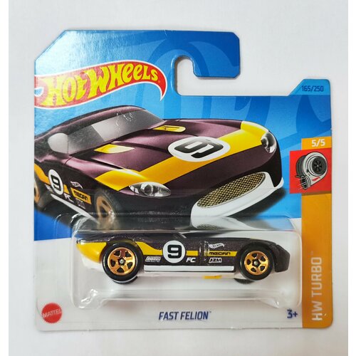 Hot Wheels Машинка базовой коллекции FAST FELION 5785/HKJ39 hot wheels машинка базовой коллекции fast fish 5785 hcx67