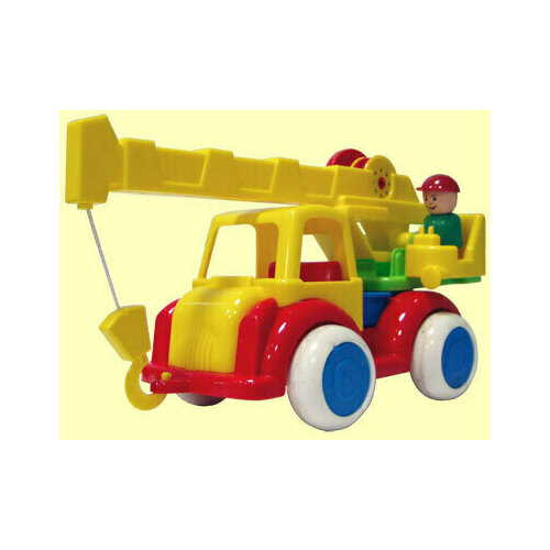 машины форма машина автокран детский сад Автокран (35см) (Детский сад) С-80-Ф