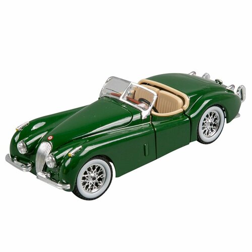 BBURAGO: 1:24 Jaguar XK 120 Roadster 1951 (dark green)