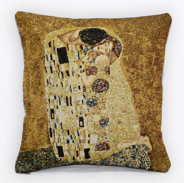 фото Подушка Декоративная Гобеленовая 32х32 "Поцелуй"