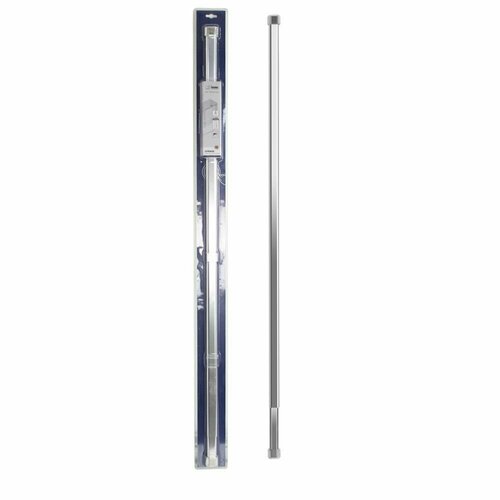 Карниз для ванной GFmark 100016 хром телескопический 1200 х 2200 мм прямой овальная труба