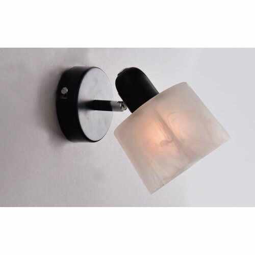 РОССВЕТ Светильник настенно-потолочный 1*60Вт*E14 РС21856 BK+CR/1C