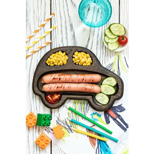 Деревянная тарелка 