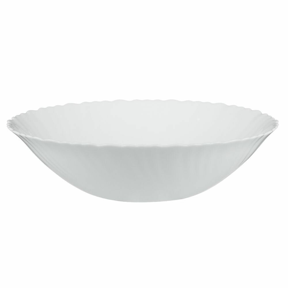 фото Салатник, опаловое стекло, 24см Бьянко