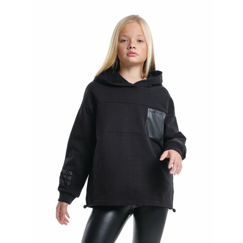 фото Худи mini maxi, размер 122, черный