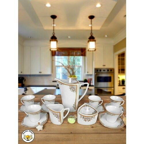 Чайный сервиз фарфор Ava