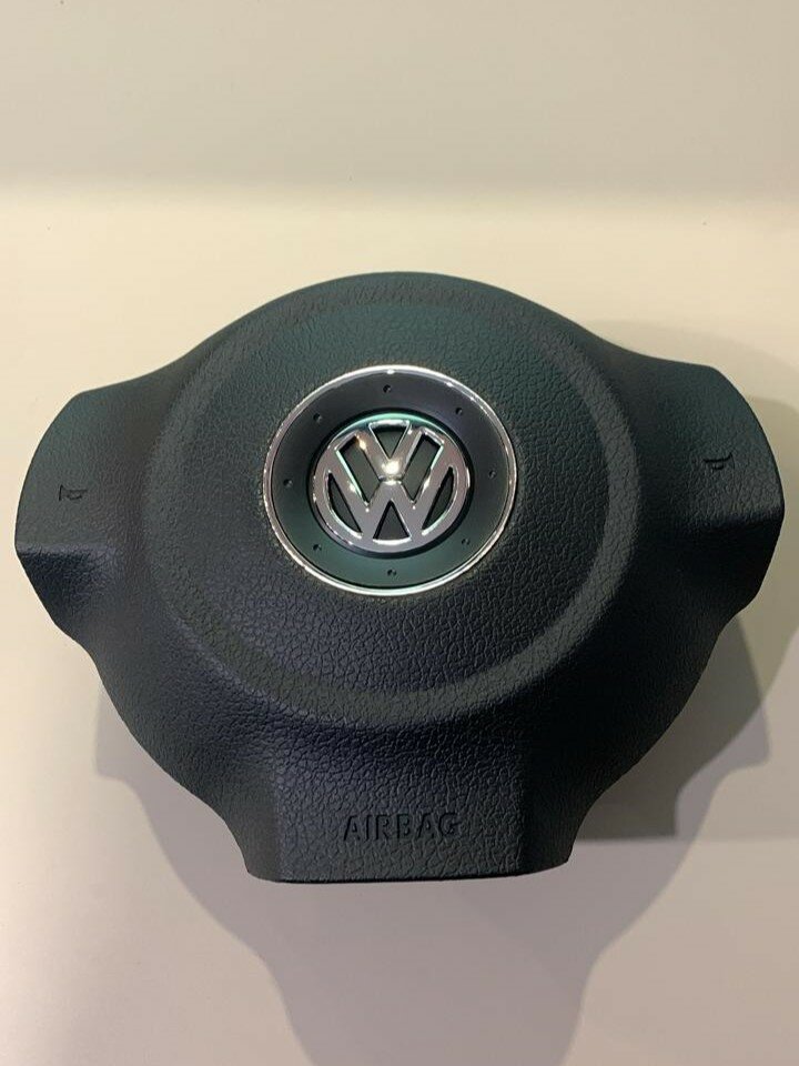 Заглушка подушки безопасности в руль Volkswagen Polo c 2009 - 2015 (накладка муляж)