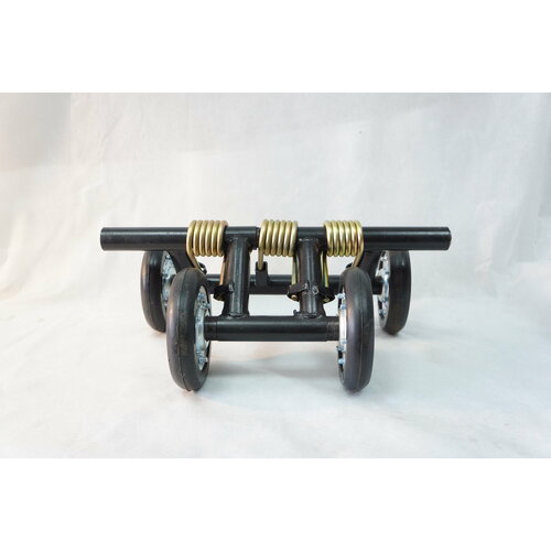 Тележка балансира катков 380 мм для мотобуксировщика (3-х пружинная) широкий каток