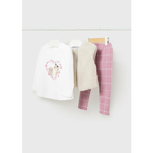 Комплект одежды Mayoral, размер 92, бежевый, розовый комплект одежды diva kids размер 92 розовый бежевый