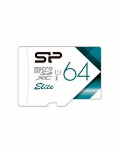 Карта памяти Silicon Power Elite MicroSDHC 64Gb Class 10 UHS-I (SP064GBSTXBU1V21)