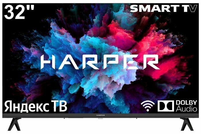 Телевизор HARPER 50U750TS IPS, черный