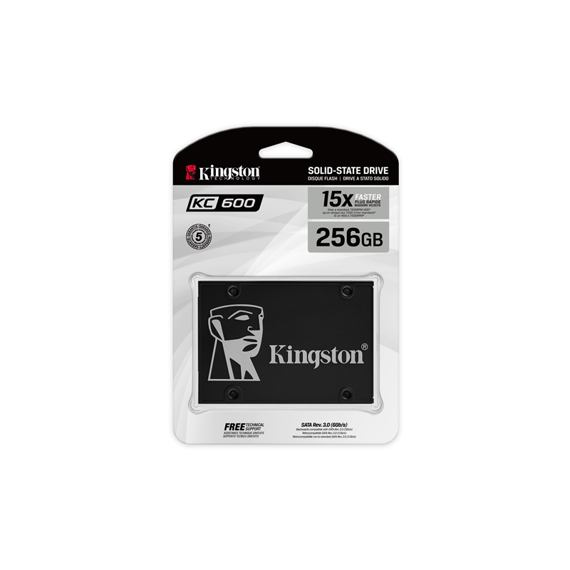 Твердотельный накопитель Kingston KC600 256 ГБ SATA SKC600/256G