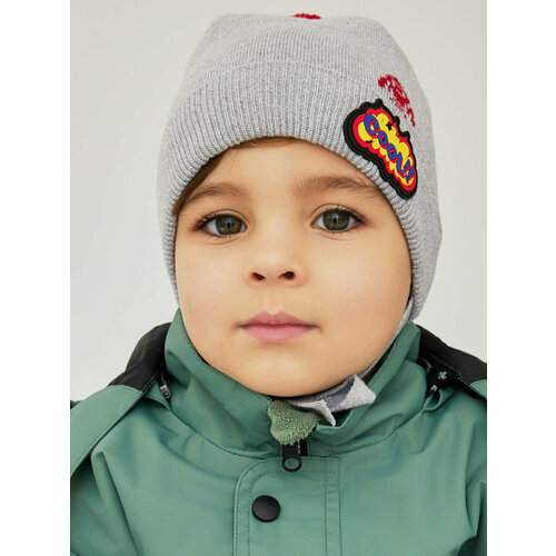 фото Шапка noble people, размер 52-54, серый