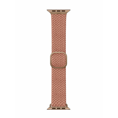 Ремешок Uniq для Apple Watch 42-45 mm ASPEN Strap Braided Pink чехол ремень uniq monos 2 in 1 case strap для apple watch 45 44 mm черный black 45mm monosblk
