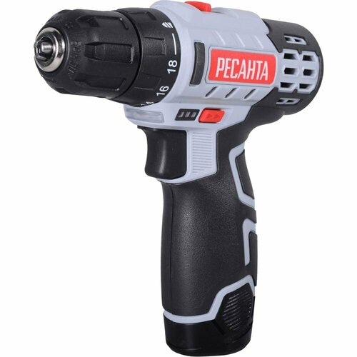 Аккумуляторная дрель-шуруповерт Ресанта ДА-12-2Л 611300₽