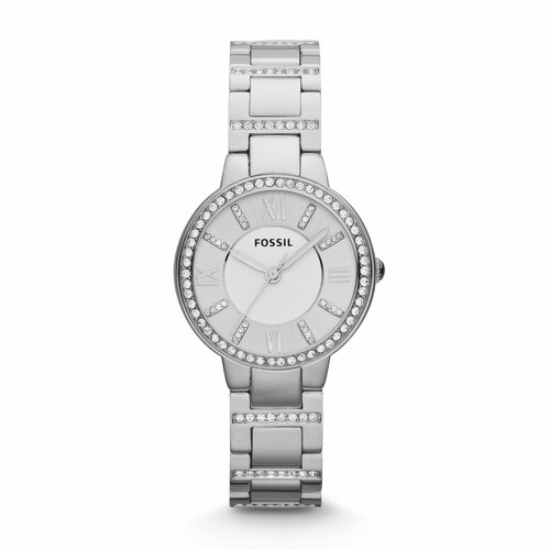 фото Наручные часы fossil часы наручные женские fossil es3282, кварцевые, 30 мм, серебряный