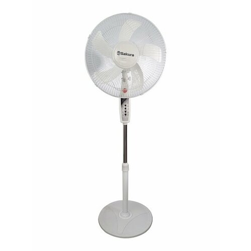 Вентилятор напольный Sakura SA-18W белый ПДУ таймер 329900₽