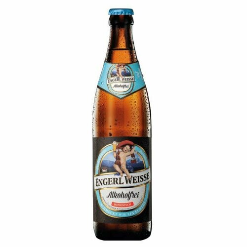 Пиво безалкогольное фильтрованное Engerl Weisse Alkoholfrei, 0.5 л, 6 бут.