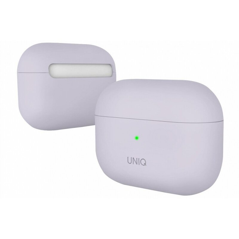 Чехол для AirPods Pro Uniq Lino Liquid Silicone Lavender