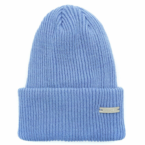 фото Шапка бини fabretti, размер 57, голубой
