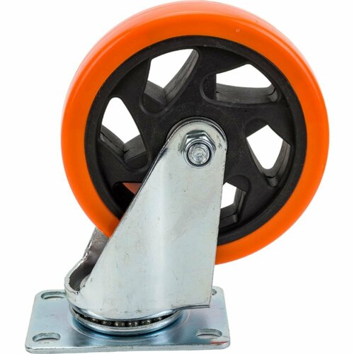 Большегрузное полиуретановое поворотное колесо MFK-TORG PVC Medium mfk torg колесо б г полиуретан неповорот pvc 100мм medium 4021100 pvc