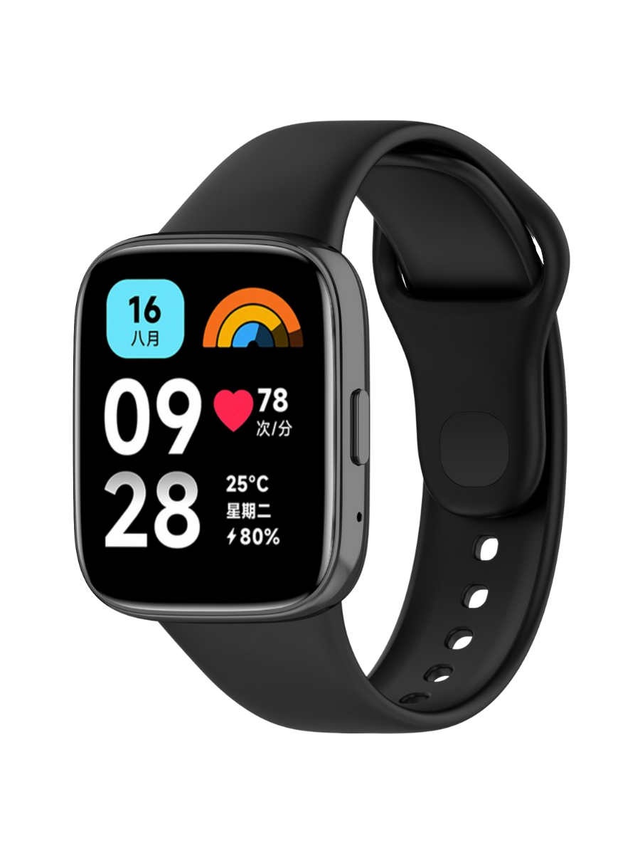 Ремешок для смарт часов Xiaomi Redmi Watch 3 Active браслет черный