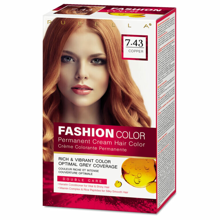 фото RUBELLA Fashion Color Краска для волос тон 7.43 Copper 50мл