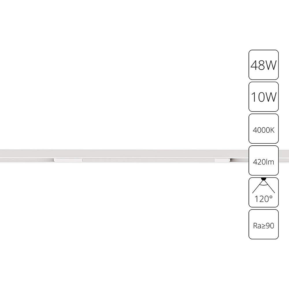 Трековый светильник Arte Lamp Optima A7263PL-1WH, LED, кол-во ламп:1шт., Белый