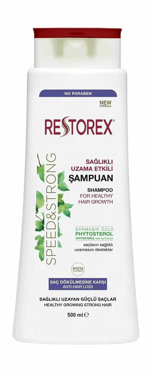 Шампунь для здорового роста и предотвращения выпадения волос Restorex Shampoo For Healthy Hair Growth Anti Hair Loss