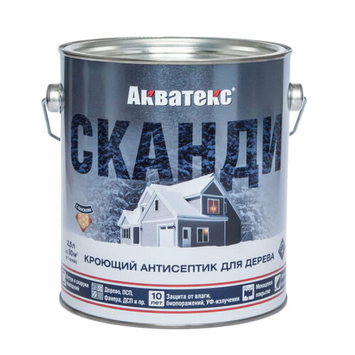 Антисептик Акватекс сканди 2,5 л лакрица