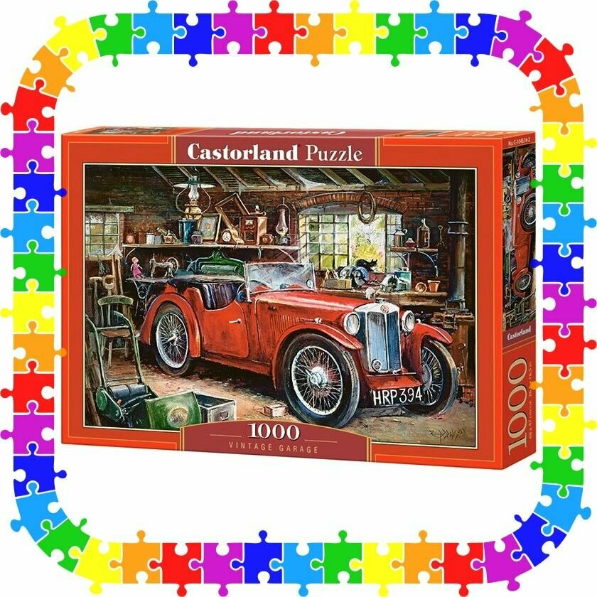 Puzzle-1000. Старинный гараж (C-104574) Castorland - фото №3
