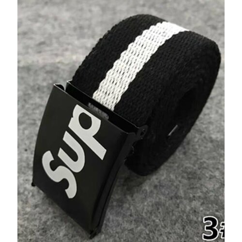 фото Ремень , размер 110, черный, белый su