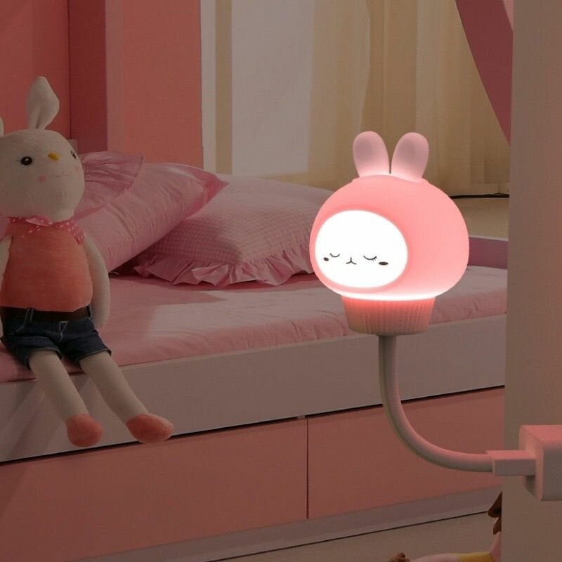 Гибкая подсветка светильник USB "милый кролик" ночник