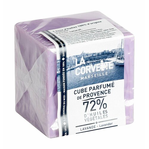 Туалетное мыло с ароматом лаванды La Corvette Cube de Provence Lavande
