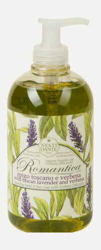 Изображение товара NESTI DANTE Мыло жидкое для лица и рук Дикая тосканская лаванда и Вербена, 500 мл