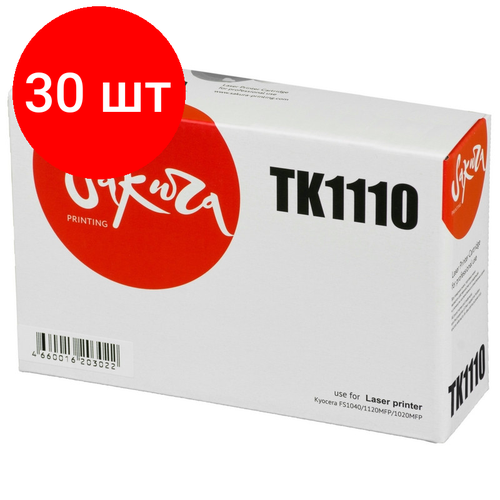 картридж лазерный комус tk 1110 чер для kyocera fs 1040 1020mfp ozon Комплект 30 штук, Картридж лазерный SAKURA TK-1110 чер. для Kyocera FS-1040/1020MFP