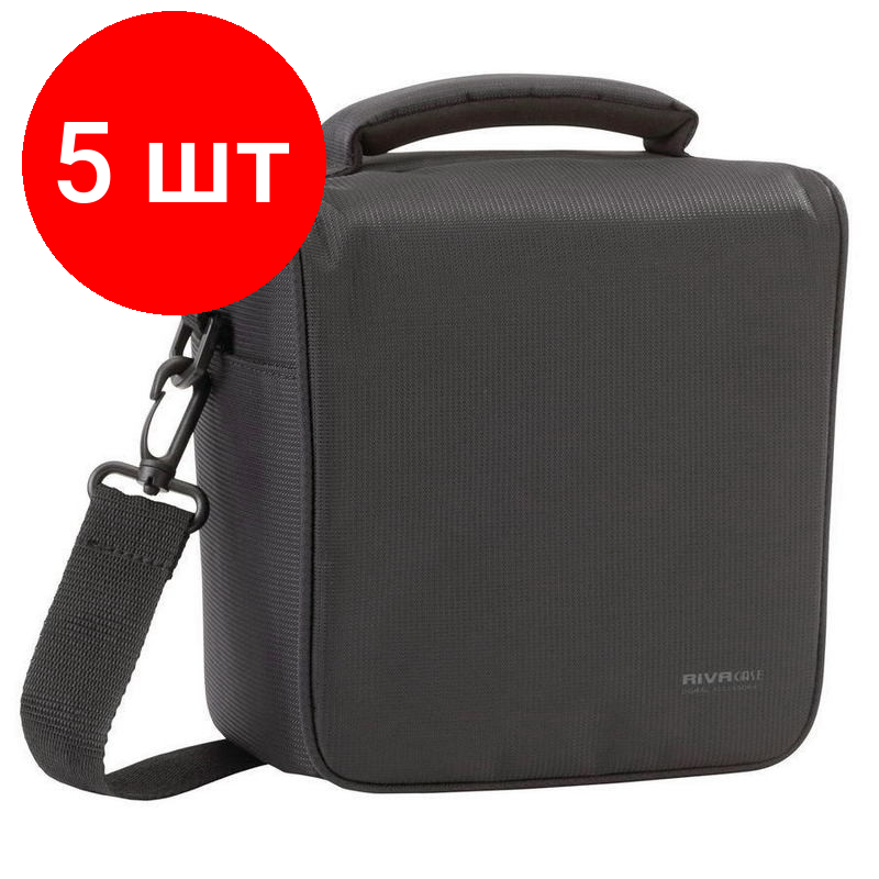 Комплект 5 штук, Сумка для фото/видео Riva 7302 (PS) SLR Camera Bag black