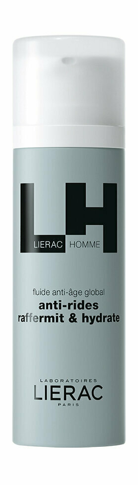 Крем-флюид против морщин и признаков усталости кожи лица Lierac Homme Global Anti-Aging Fluid