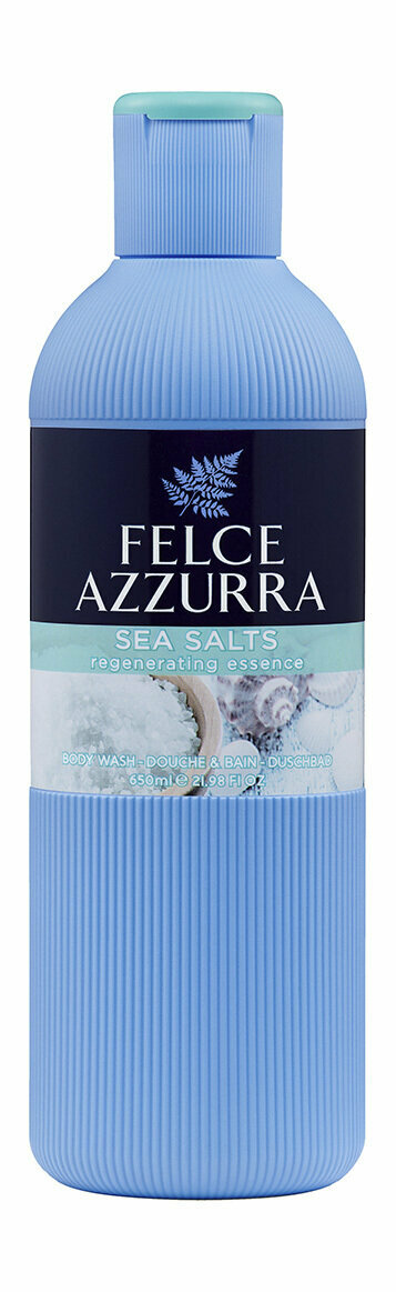 Парфюмированный гель для ванны и душа с морским ароматом Felce Azzurra Sea Salt Regenerating Essence Perfumed Body Wash
