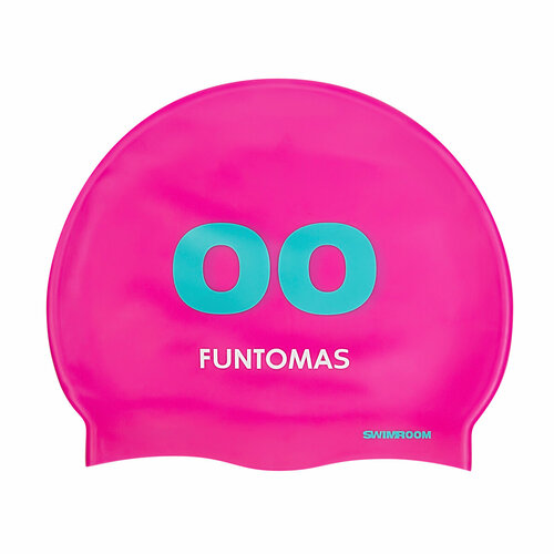 Силиконовая шапочка для плавания / бассейна SwimRoom Funtomas, цвет розовый