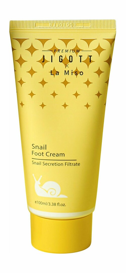 Крем для ног с муцином улитки Premium Jigott&La Miso Snail Foot Cream