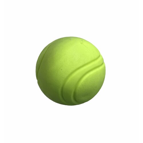 Игрушка для собак Мяч теннисный цельнорезиновый 6 см, 125гр