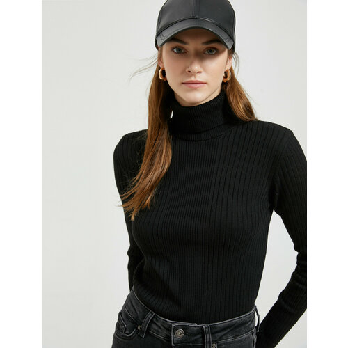 фото Свитер koton, размер 42, черный