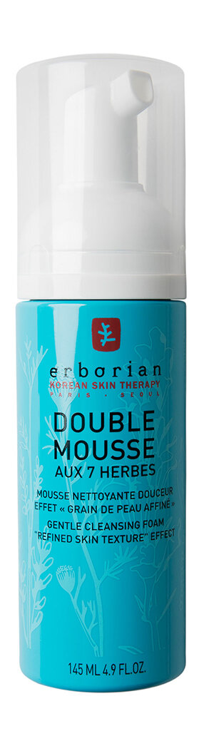 Очищающая пенка для лица с комплексом из 7 трав Erborian Double Mousse Aux 7 Herbes Cleaning Foam
