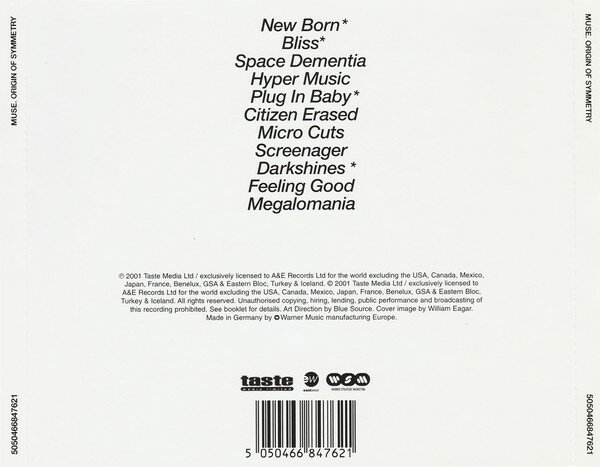 ORIGIN OF SYMMETRY CD Медиа - фото №2