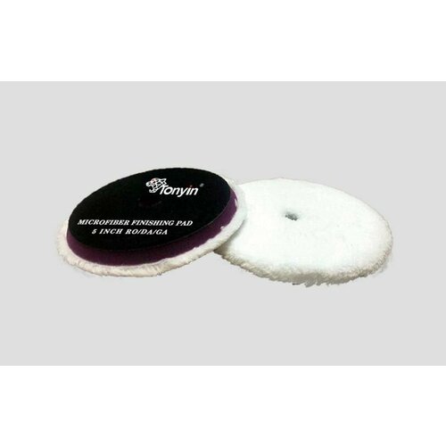 TP09A Микрофибровый финишный полировальник с отверстием 5 дм. MICROFIBER FINISHING PAD TONYIN