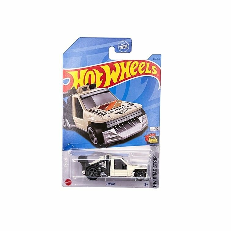 HKK01 Машинка игрушка Hot Wheels металлическая коллекционная Lolux белый; черный