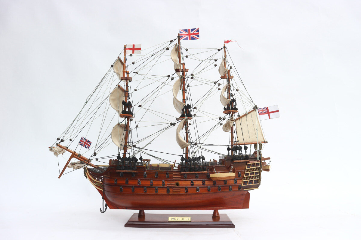 Модель парусника HMS Victory, Англия, 54 * 8.5 * 45 см KSVA-TS-0001-W-40