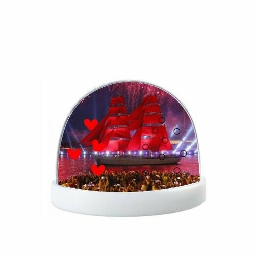 Водяной шар Выпускной №6, Искусственный снег